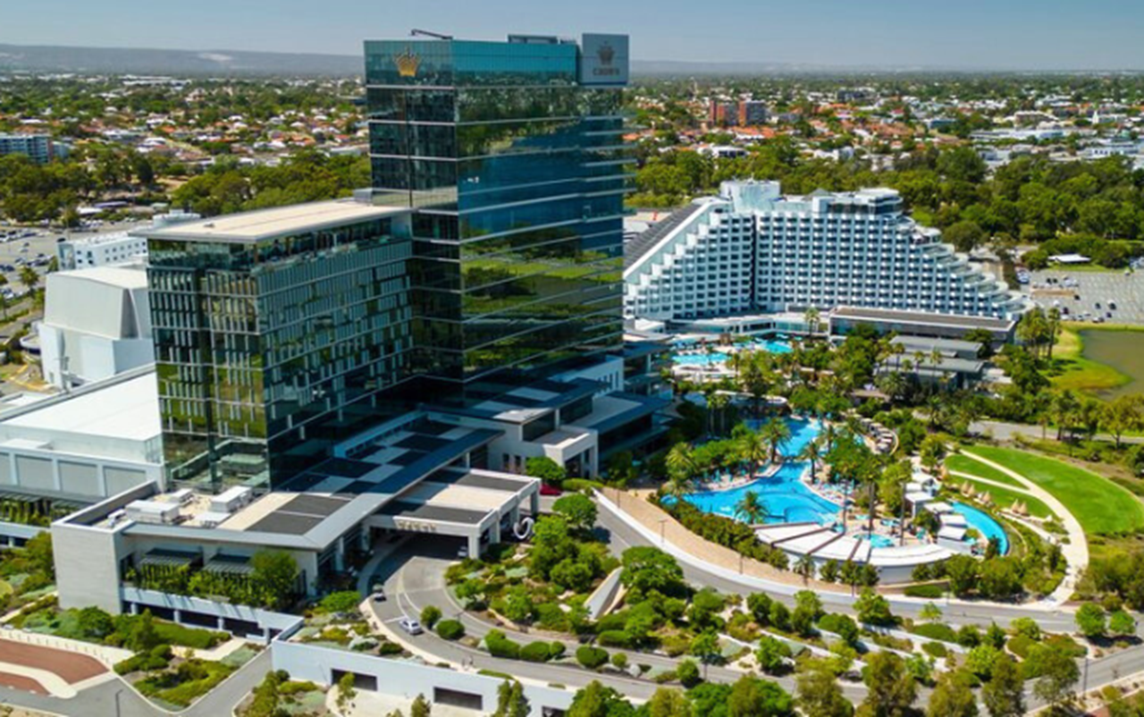 Crown Perth aerial view