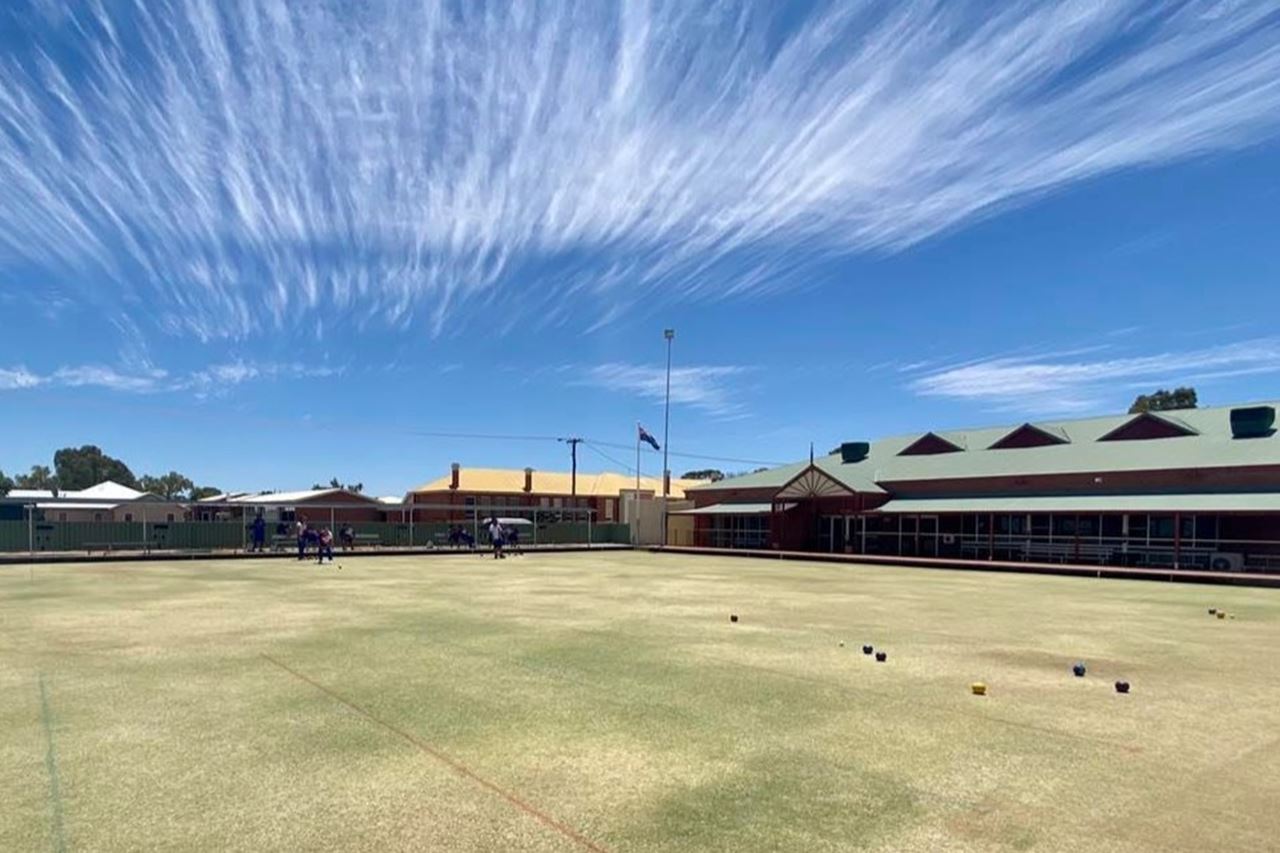 Merredin Bowling Club green