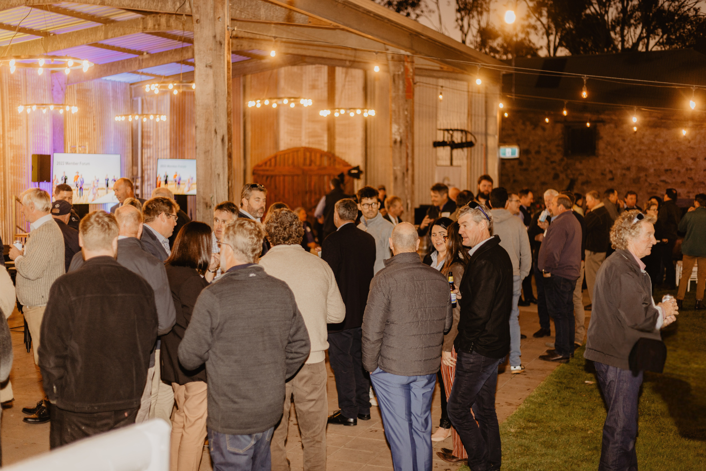 CBH Sundowner with people socialising