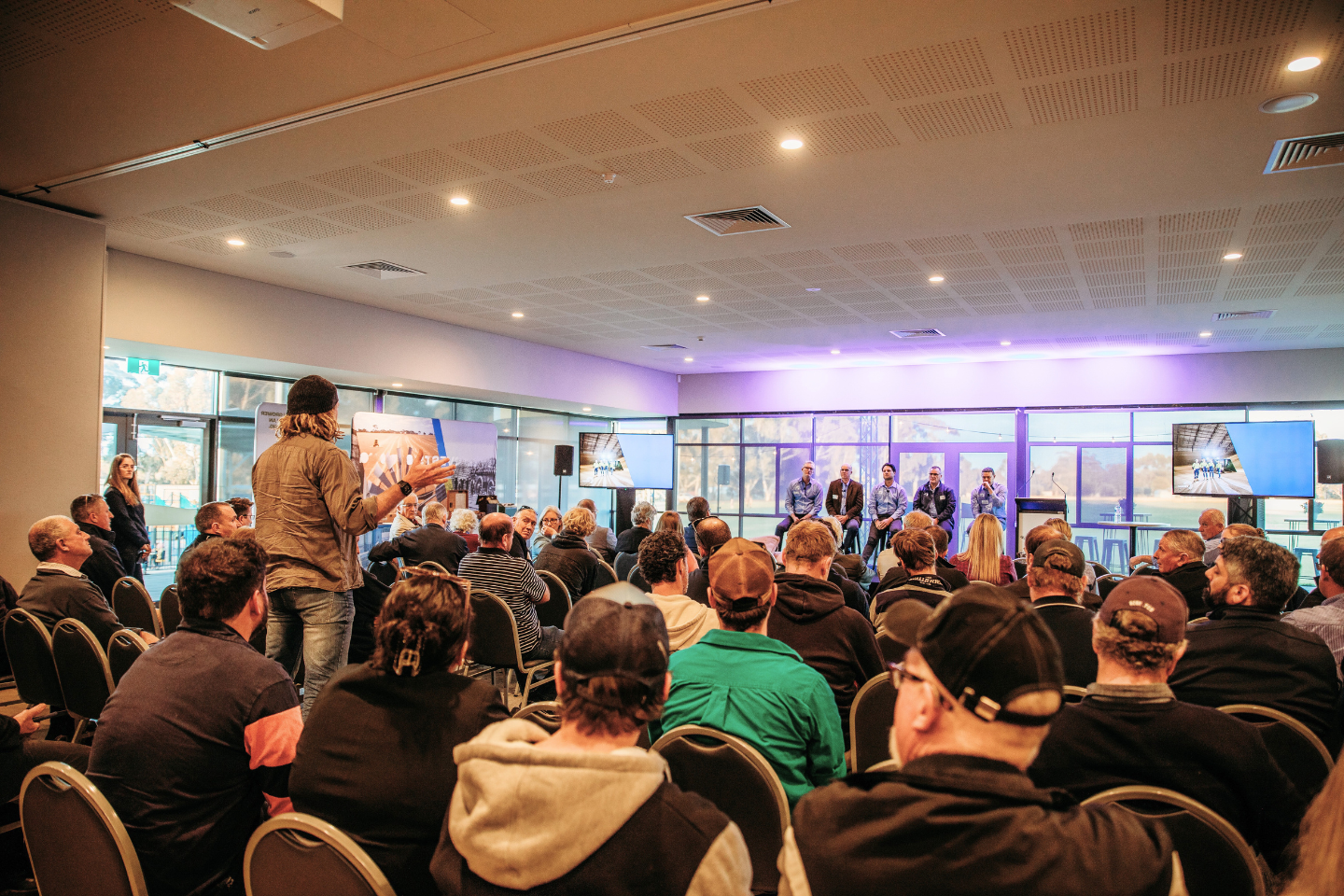 Group of people in audience at CBH member forum