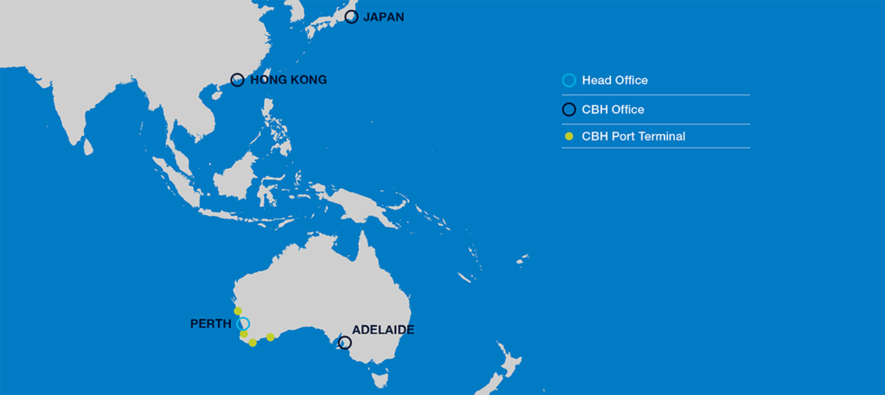 Where we operate map