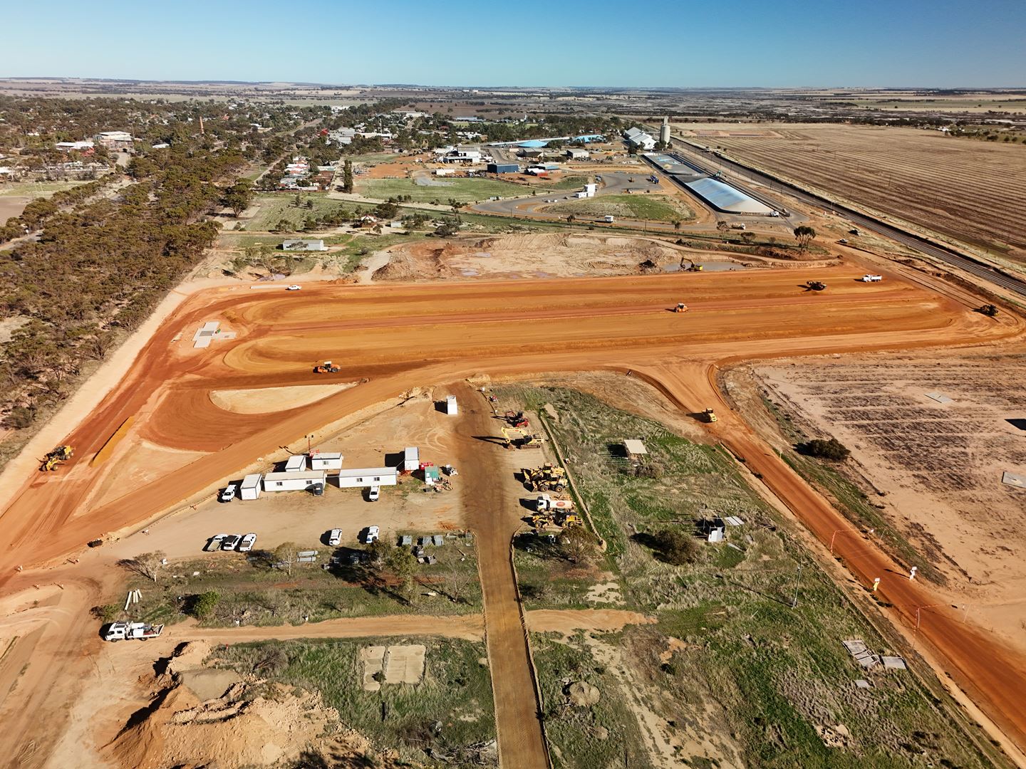 Aerial of Cunderdin site upgrade - May 2026