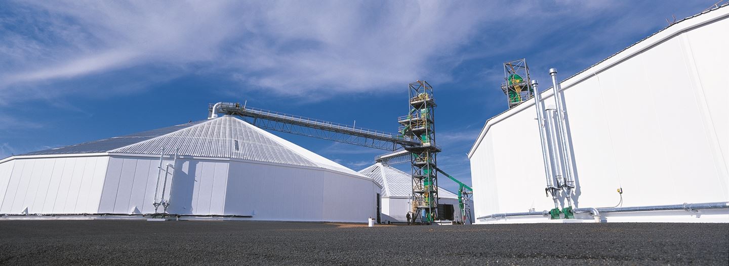 CBH Wagin site silos and storage sheds