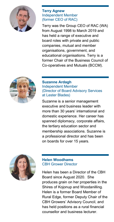 CAP assessment panel