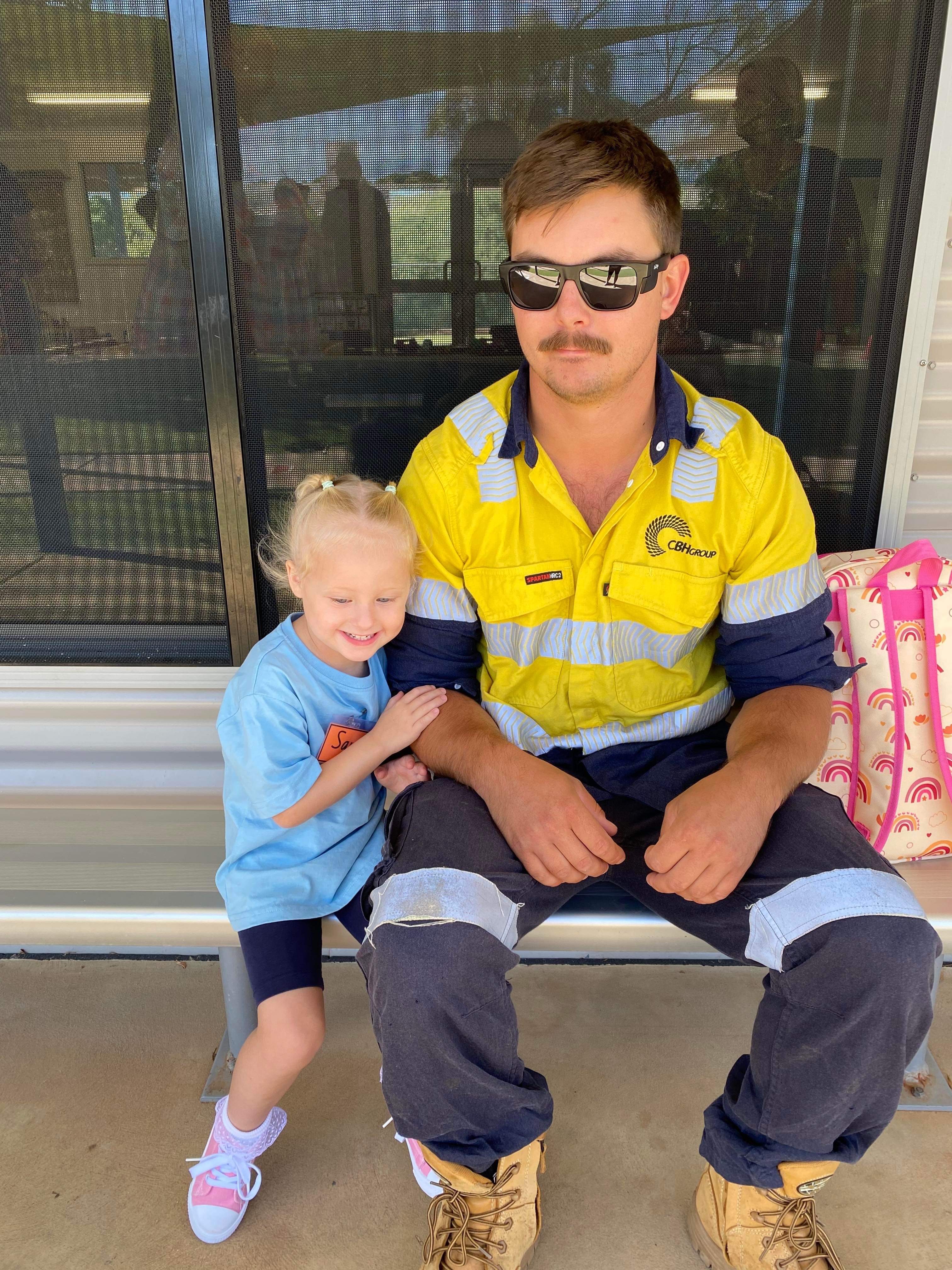 Marshall with daughter Sanaa (potential new employee)