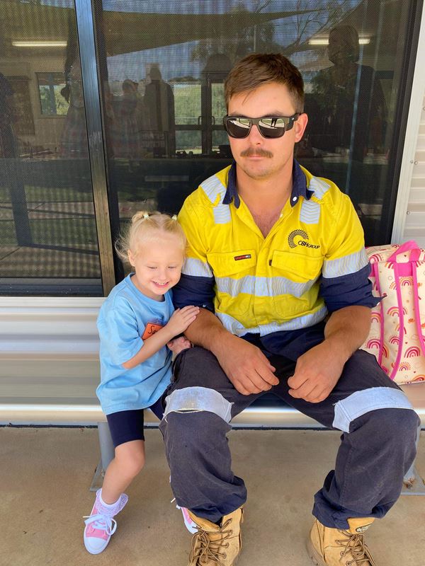 Marshall with daughter Sanaa (potential new employee)